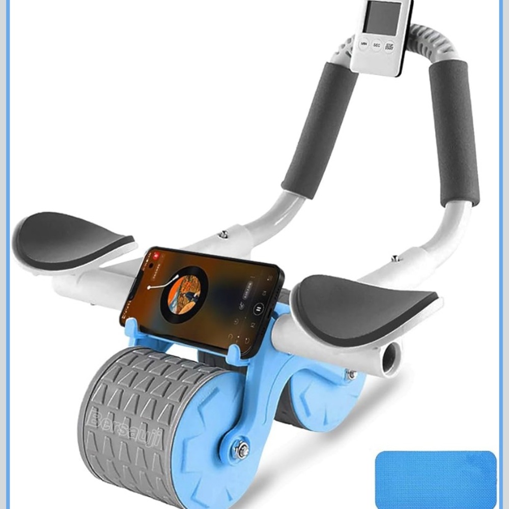 Ab Abdominal Exercise Roller with Elbow Support, Abs Workout Equipment